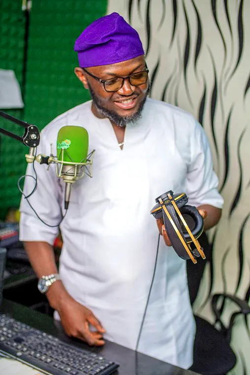 On air in the studio