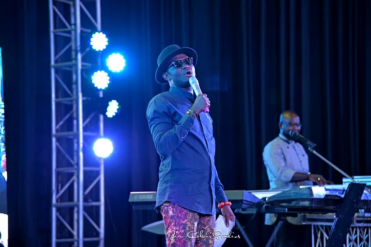 Live on stage